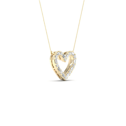 0.25 CTW Lab Grown Diamond Heart Pendant
