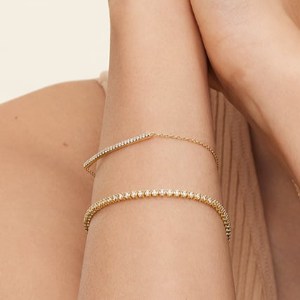 1CTW 6.5 inch Certified Lab Grown Diamond Tennis Bracelet