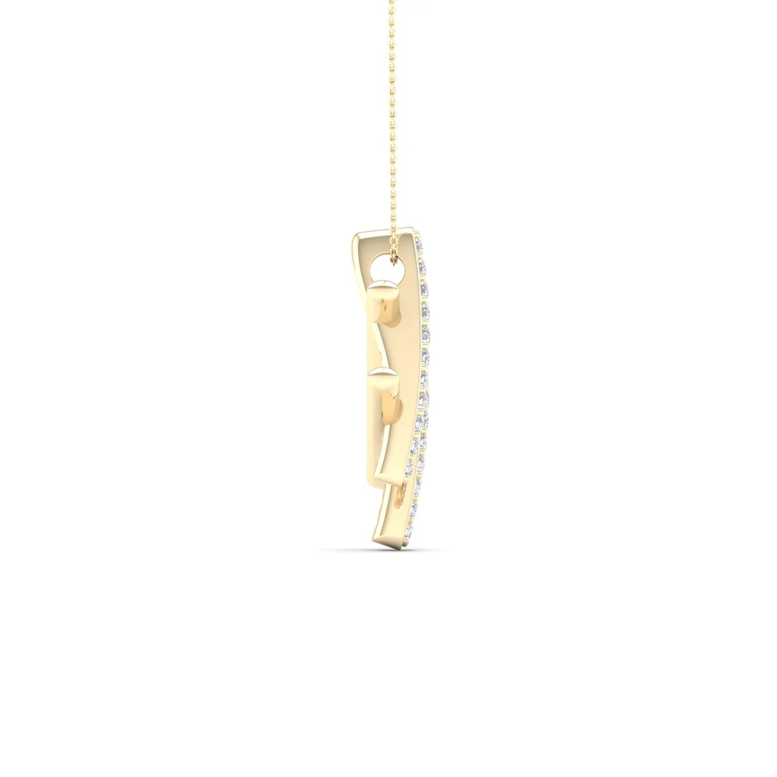 0.10 CTW Lab Grown Diamond Hashtag Pendant