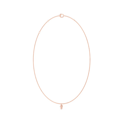 0.08 CTW Lab Grown Diamond Hamsa Pendant