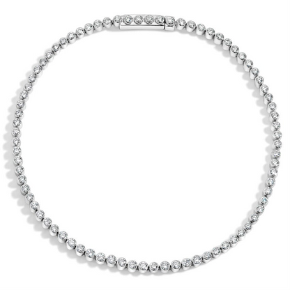 1.50CTW 7 inch Lab Grown Diamond Bezel Tennis Bracelet