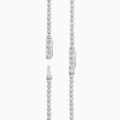 1.50CTW 7 inch Lab Grown Diamond Bezel Tennis Bracelet