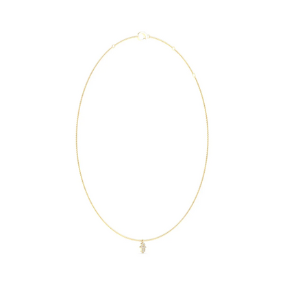 0.08 CTW Lab Grown Diamond Hamsa Pendant