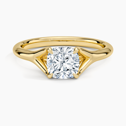 1 1/4 CT Cushion Lab Grown Diamond Solitaire Ring