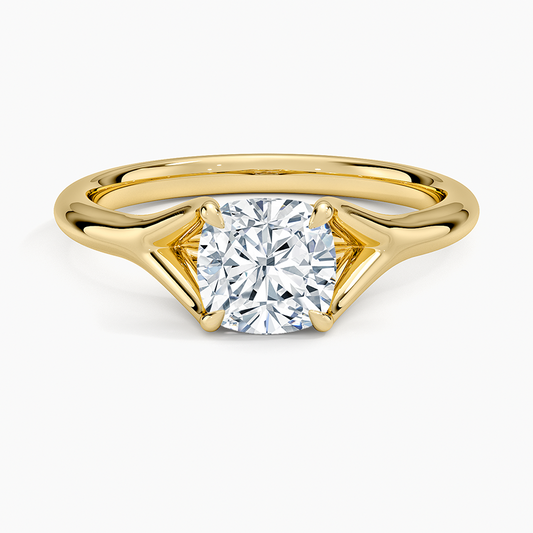 1 1/4 CT Cushion Lab Grown Diamond Solitaire Ring