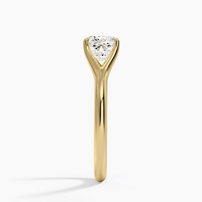 1 1/4 CT Cushion Lab Grown Diamond Solitaire Ring