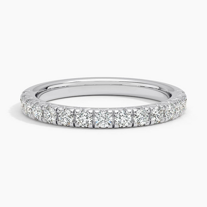0.45CTW Unique Lab Grown Diamond Matching Wedding Band