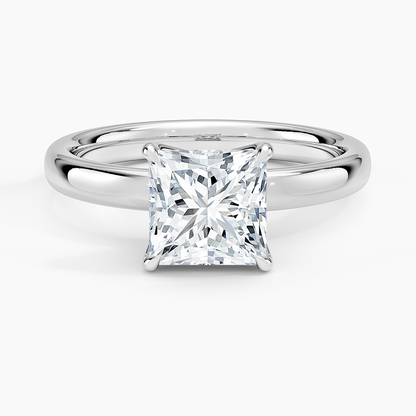 1 1/2CT Princess Lab Grown Diamond Solitaire Ring