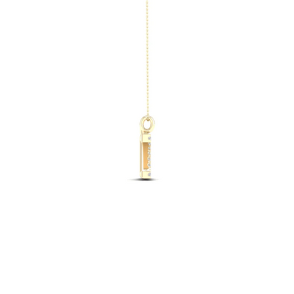 0.060 CTW Lab Grown Diamond Z Letter Pendant