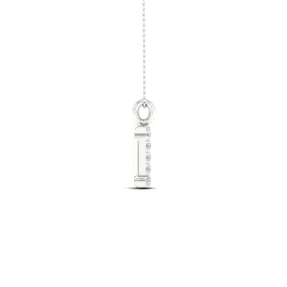 0.02 CTW Lab Grown Diamond I Letter Pendant
