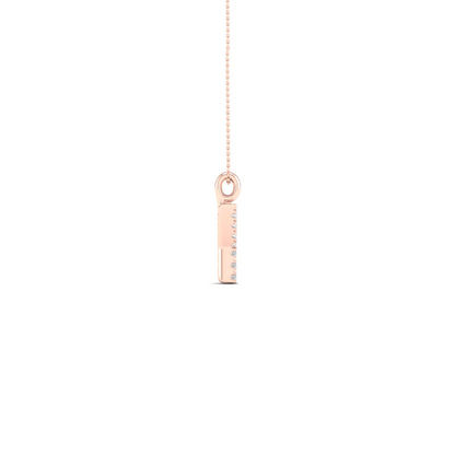 0.05 CTW Lab Grown Diamond Y Letter Pendant