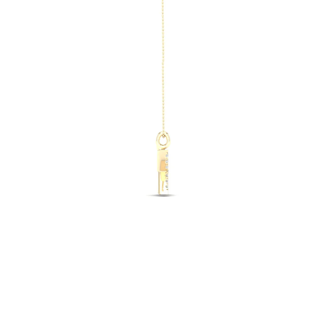 0.06 CTW Lab Grown Diamond X Letter Pendant
