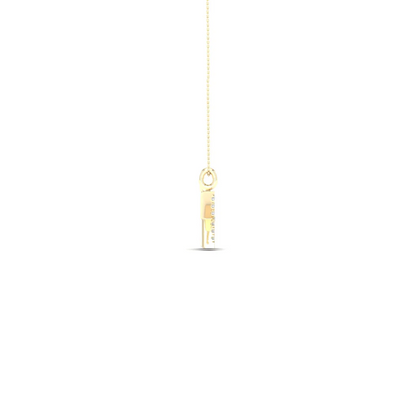 0.06 CTW Lab Grown Diamond X Letter Pendant
