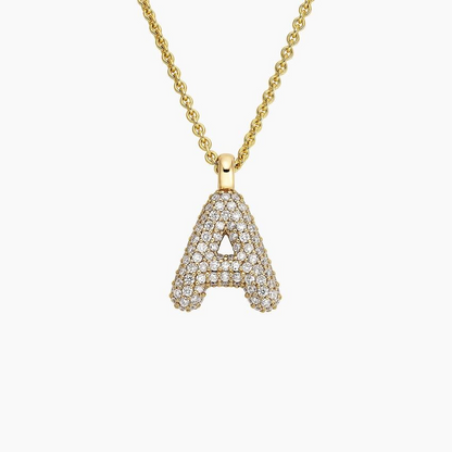 Lab Grown Diamond Initial Letter Pendant