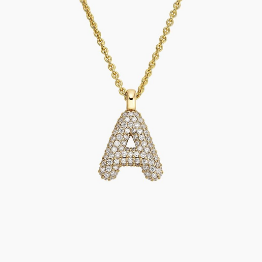 Lab Grown Diamond Initial Letter Pendant