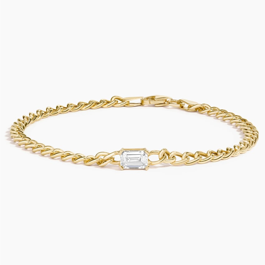 2/3CTW 7 inch East-West Emerald Lab Grown Diamond Bracelet