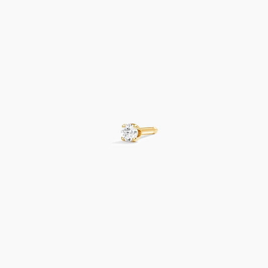 Single Petite Lab Grown Diamond Stud Earring