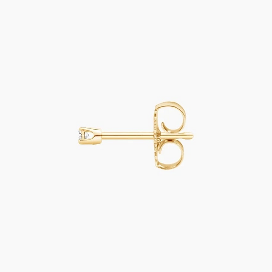 Single Petite Lab Grown Diamond Stud Earring