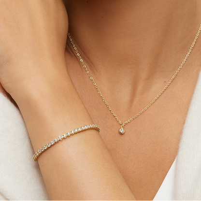 7 inch 3CTW Certified Lab Grown Diamond Tennis Bracelet