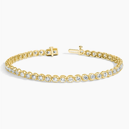 7 inch 3CTW Certified Lab Grown Diamond Tennis Bracelet