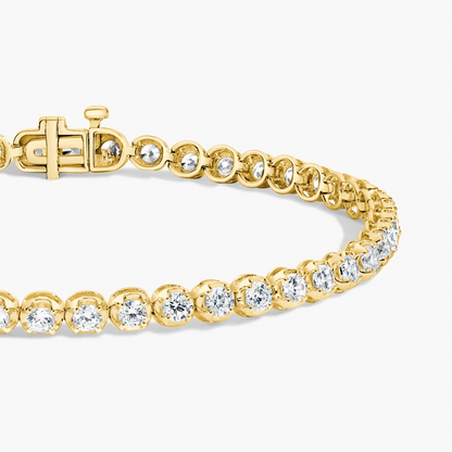 7 inch 3CTW Certified Lab Grown Diamond Tennis Bracelet