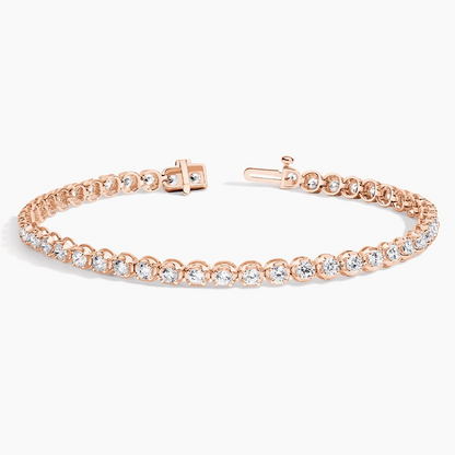 7 inch 3CTW Certified Lab Grown Diamond Tennis Bracelet