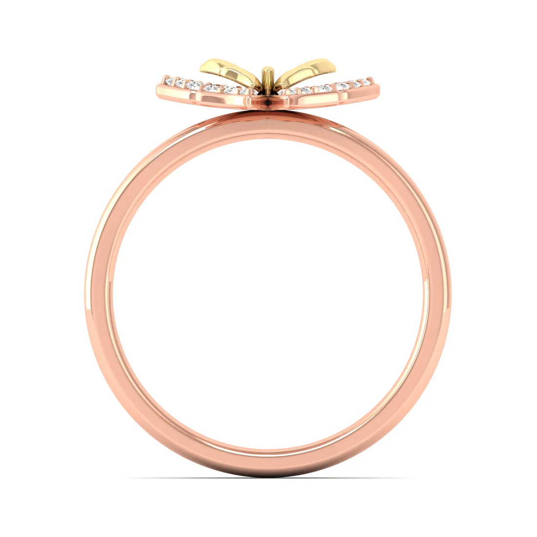 0.15Ctw Lab Grown Diamond Beautiful Butterfly Ring