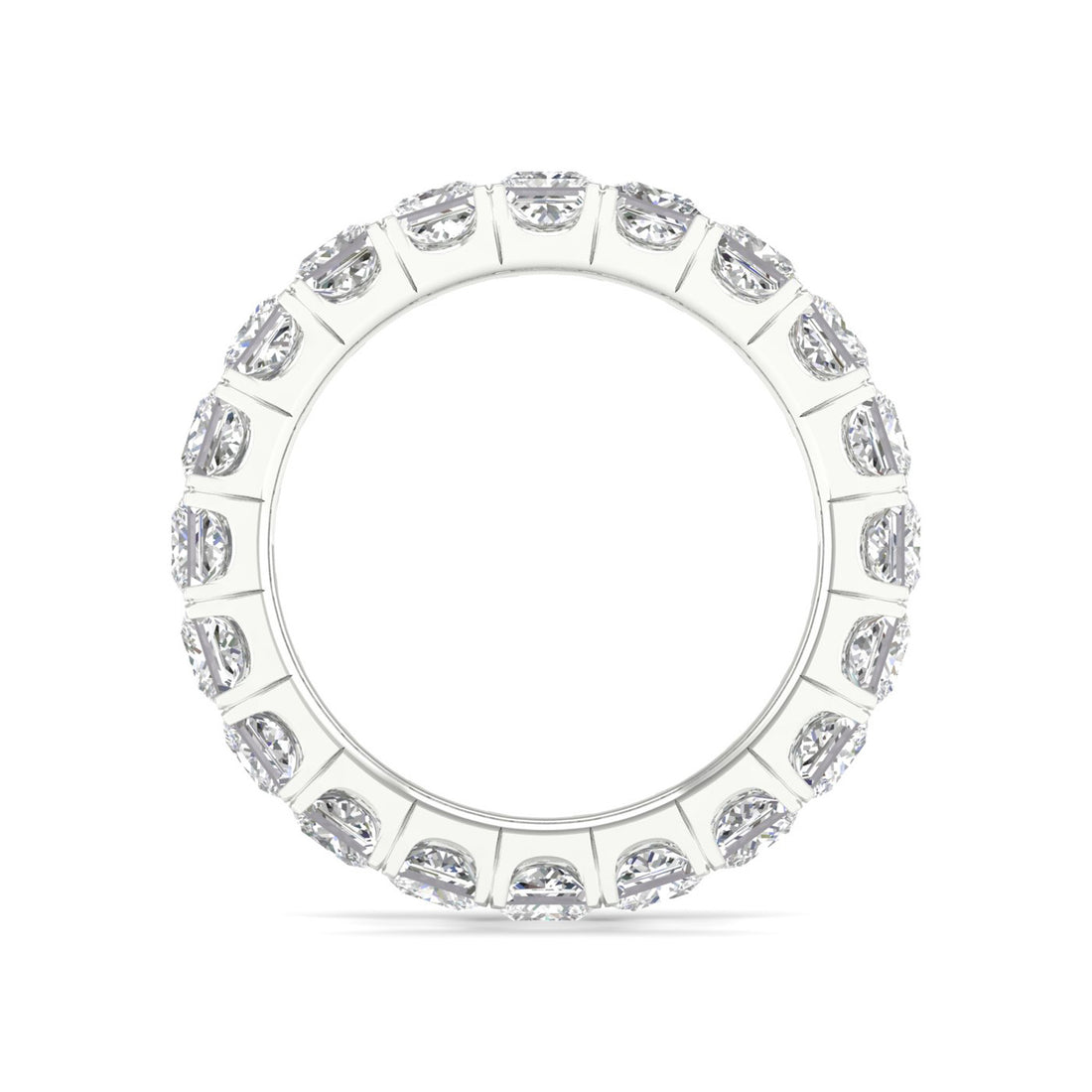 4 CTW Princess Eternity Lab Grown Diamond Wedding Band