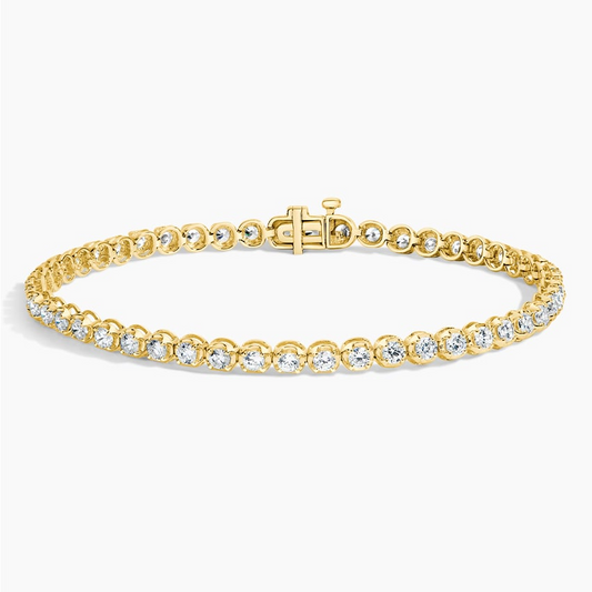 7 inch 3CTW Certified Lab Grown Diamond Tennis Bracelet
