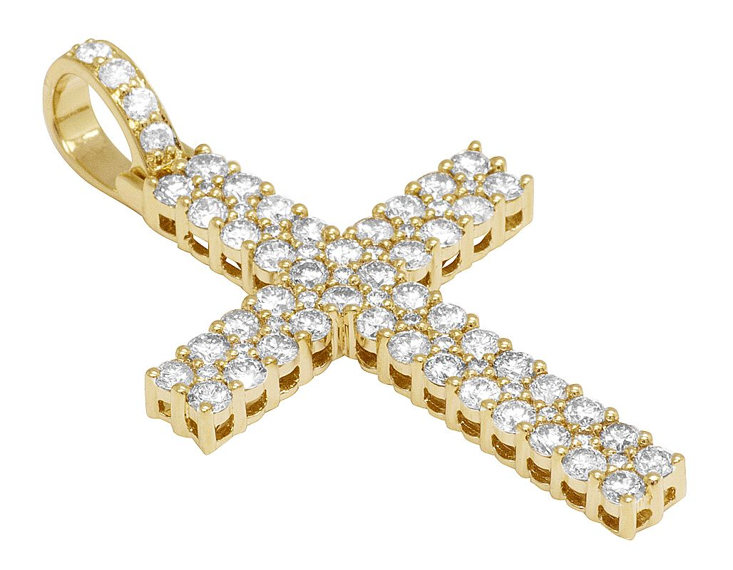 3.10 CTW 14K Yellow Gold Lab Grown Diamond Pendant