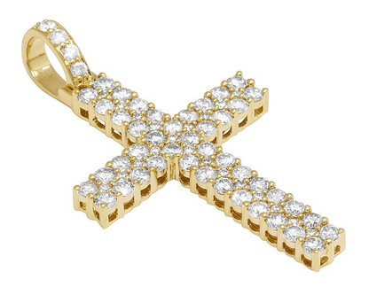 3.10 CTW 14K Yellow Gold Lab Grown Diamond Pendant