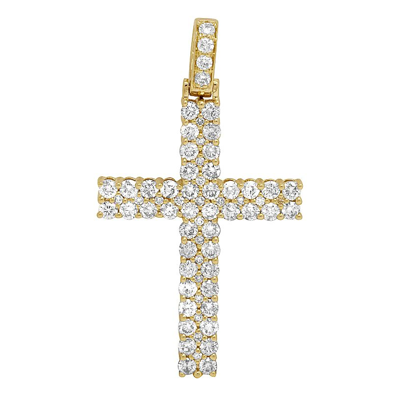 3.10 CTW 14K Yellow Gold Lab Grown Diamond Pendant