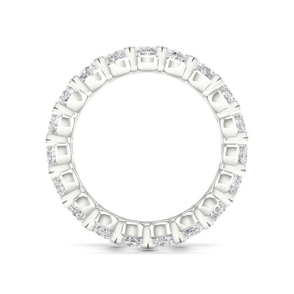 4 CTW Oval Eternity Lab Grown Diamond Wedding Band