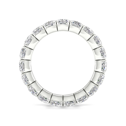 5 CTW Cushion Diamond Eternity Lab Grown Diamond Wedding Band
