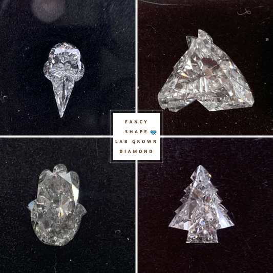 Hamsa Fancy Cut Lab Grown Loose Diamond  customdiamjewel   