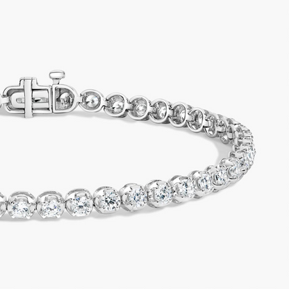 7 inch 3CTW Certified Lab Grown Diamond Tennis Bracelet