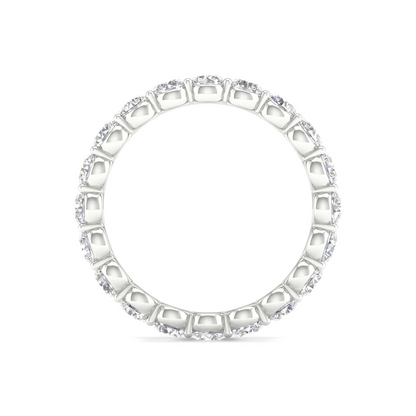 2 CTW Round Eternity Lab Grown Diamond Wedding Band