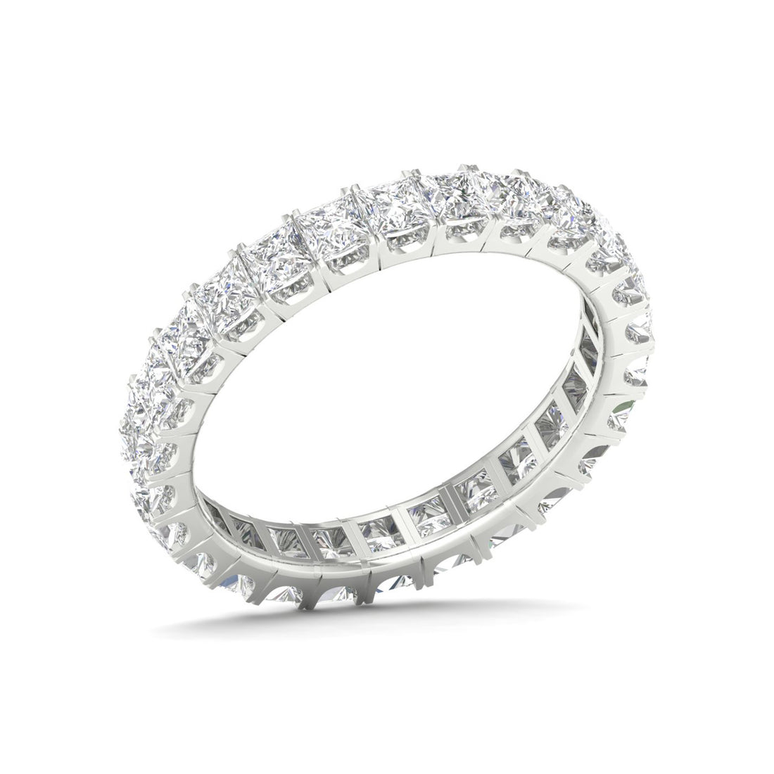 2 CTW Princess Eternity Lab Grown Diamond Wedding Band