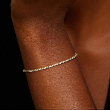 1.50CTW 6.5 inch Lab grown Diamond Tennis Bracelet in Gold
