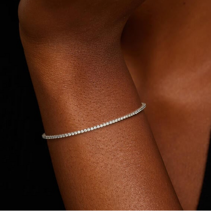 1.50CTW 6.5 inch Lab grown Diamond Tennis Bracelet in Gold