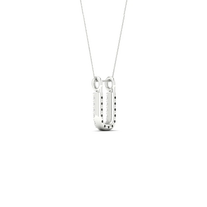 0.05CTW Lab Grown Diamond U Letter Pendant