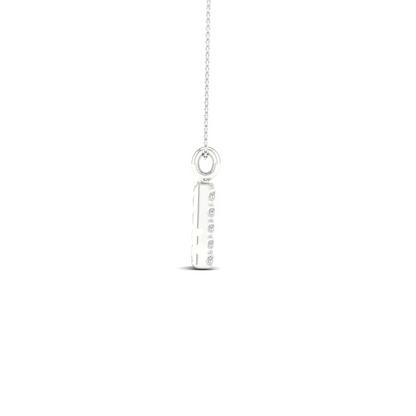0.05 CTW Lab Grown Diamond L Letter Pendant