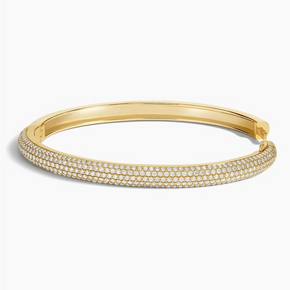 2.37CTW 6.5 inch Lab Grown Diamond Tube Bangle Bracelet
