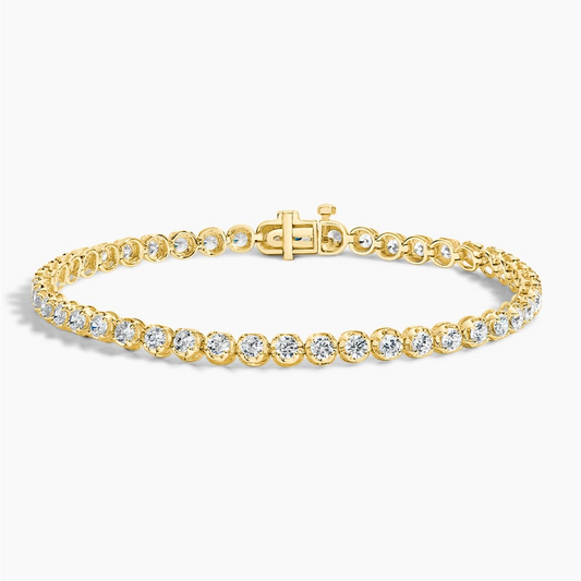 3CTW 6.5 inch Certified Lab Grown Diamond Simple Tennis Bracelet