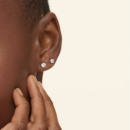 Small Lab Grown Diamond Stud Earring Set For Her