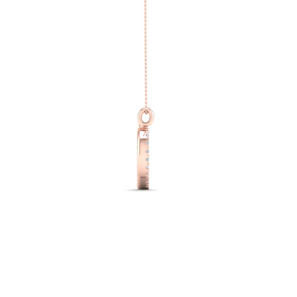 0.07CTW Lab Grown Diamond Q Initial Pendant