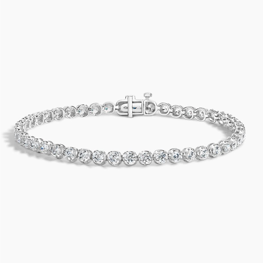 3CTW 6.5 inch Certified Lab Grown Diamond Simple Tennis Bracelet