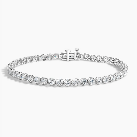 3CTW 6.5 inch Certified Lab Grown Diamond Simple Tennis Bracelet