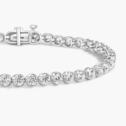 3CTW 6.5 inch Certified Lab Grown Diamond Simple Tennis Bracelet