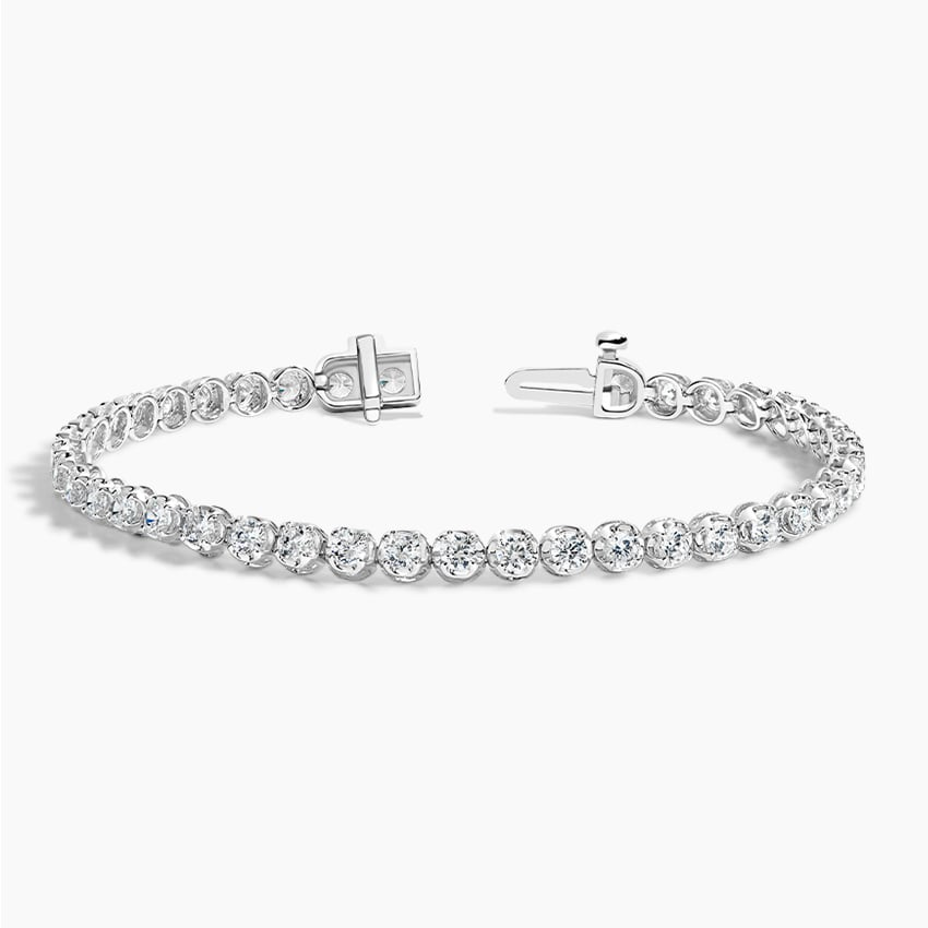 3CTW 6.5 inch Certified Lab Grown Diamond Simple Tennis Bracelet